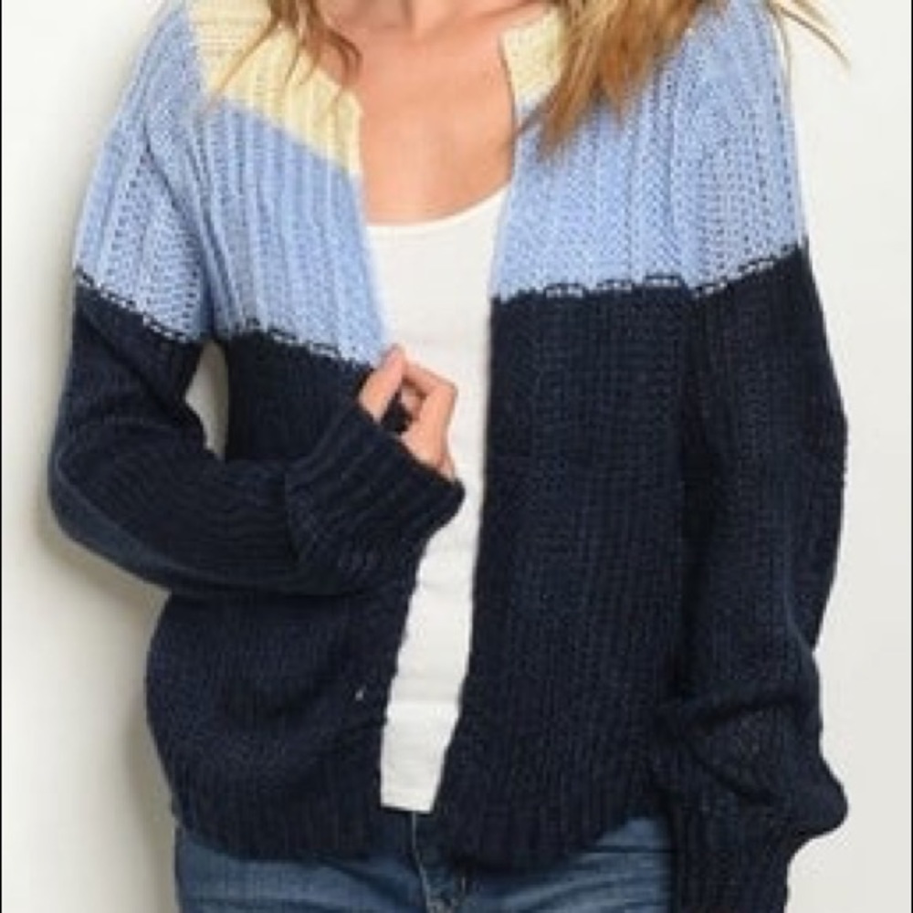 Navy blue sweater
